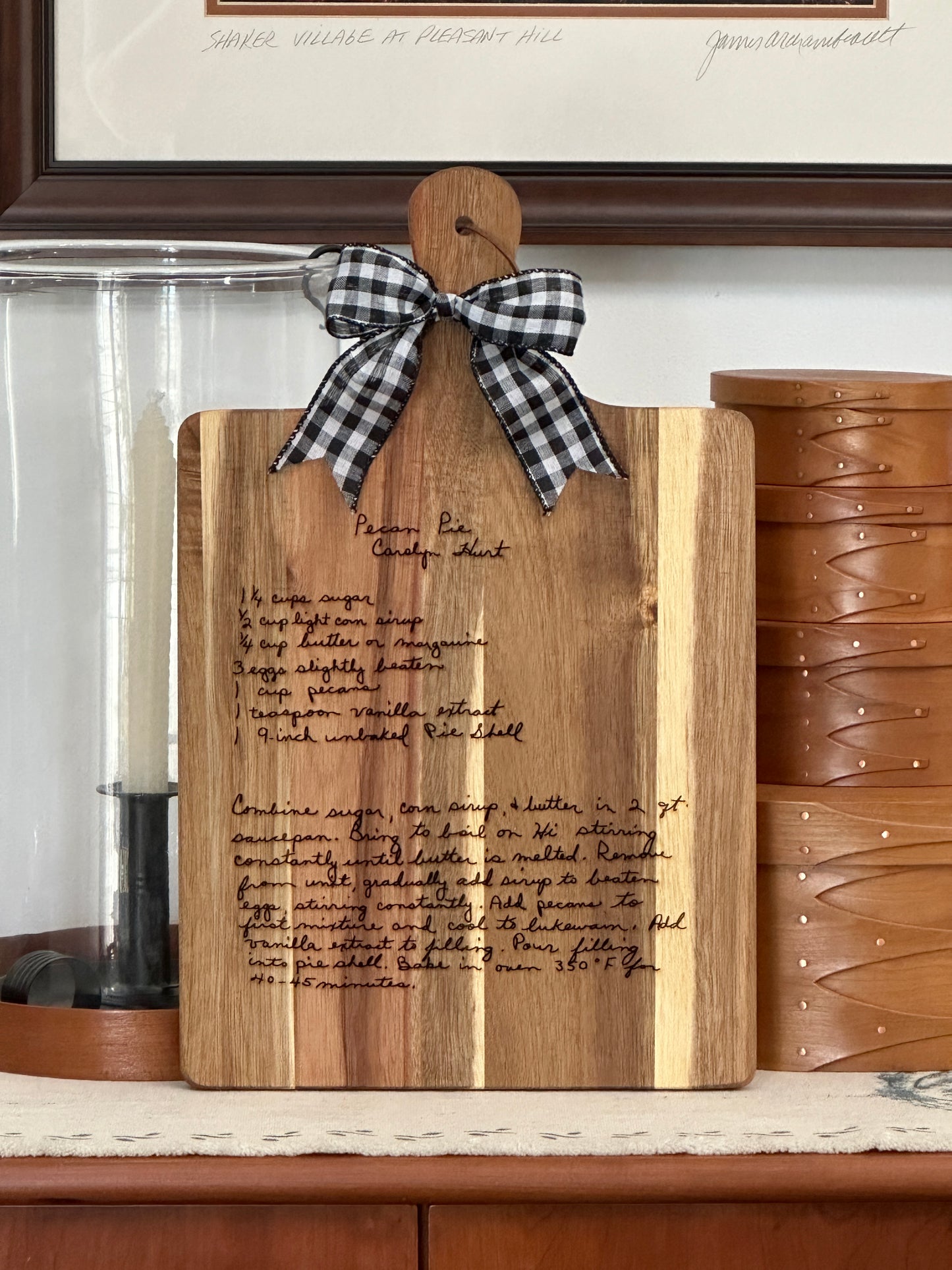 Custom Engraved Cutting Board