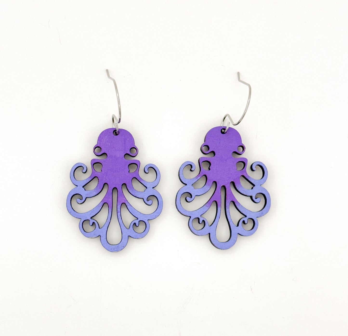 Octopus Dangle Beach Themed Earrings