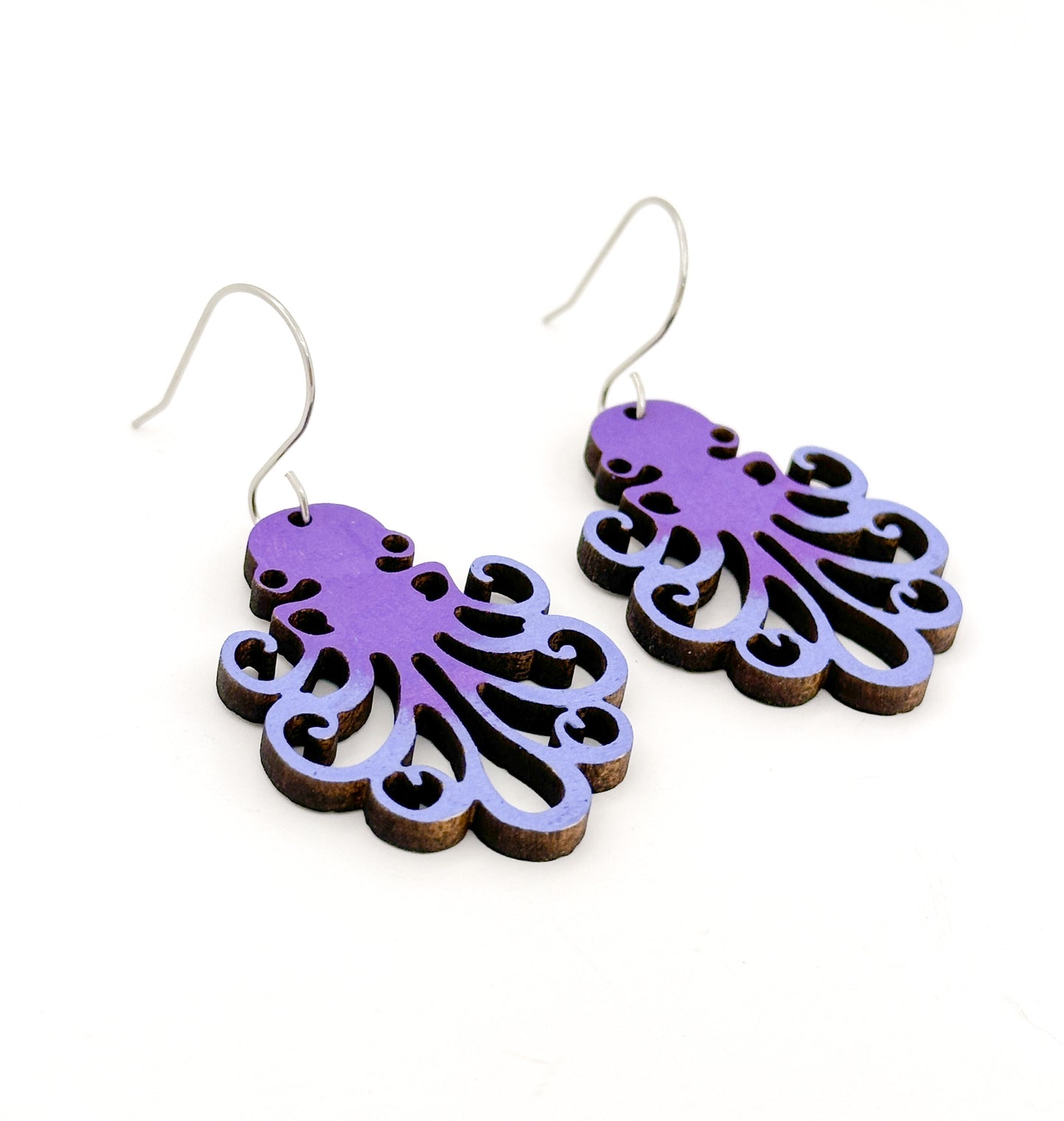 Octopus Dangle Beach Themed Earrings