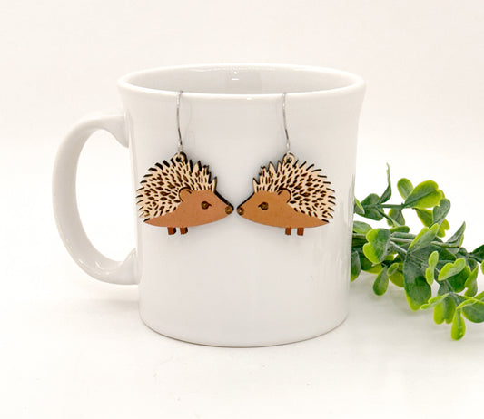 Hedgehog Dangle Earrings