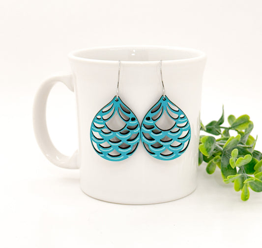 Teardrop Mermaid Earrings