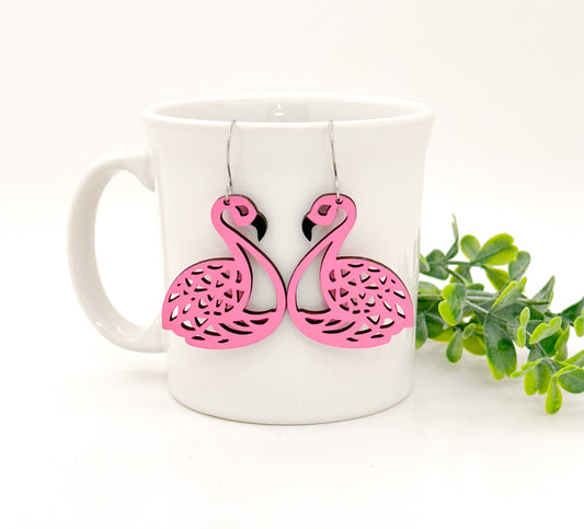 Flamingo Dangle Earrings