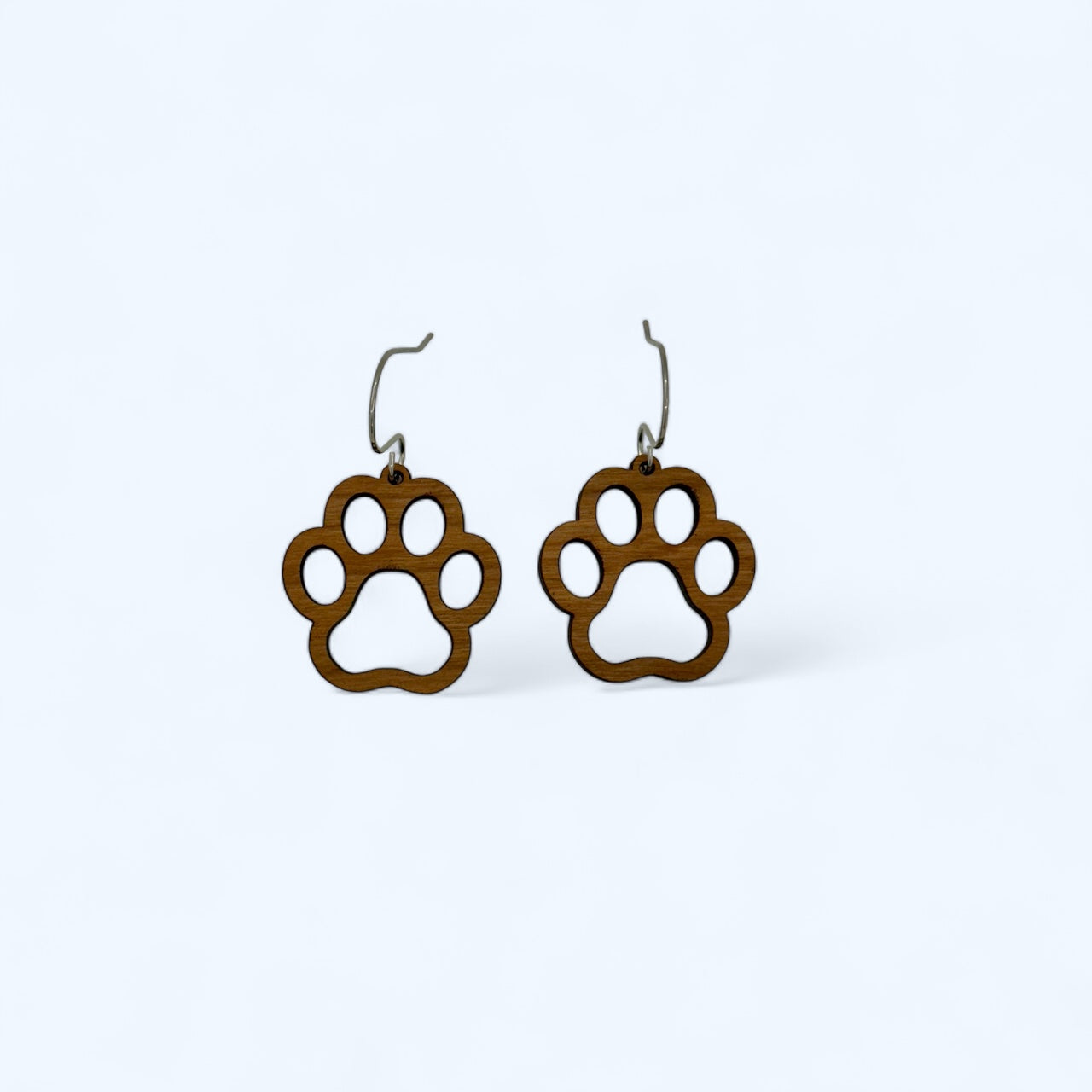 Paw Print Lightweight Statement Earrings