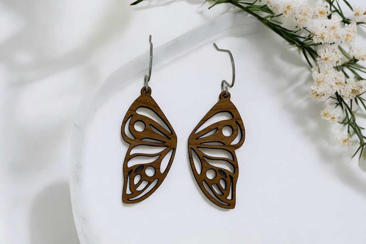 Butterfly Wing Dangle Earrings