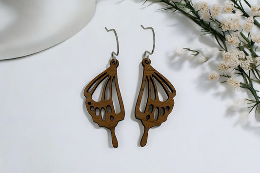 Butterfly Wing Dangle Earrings