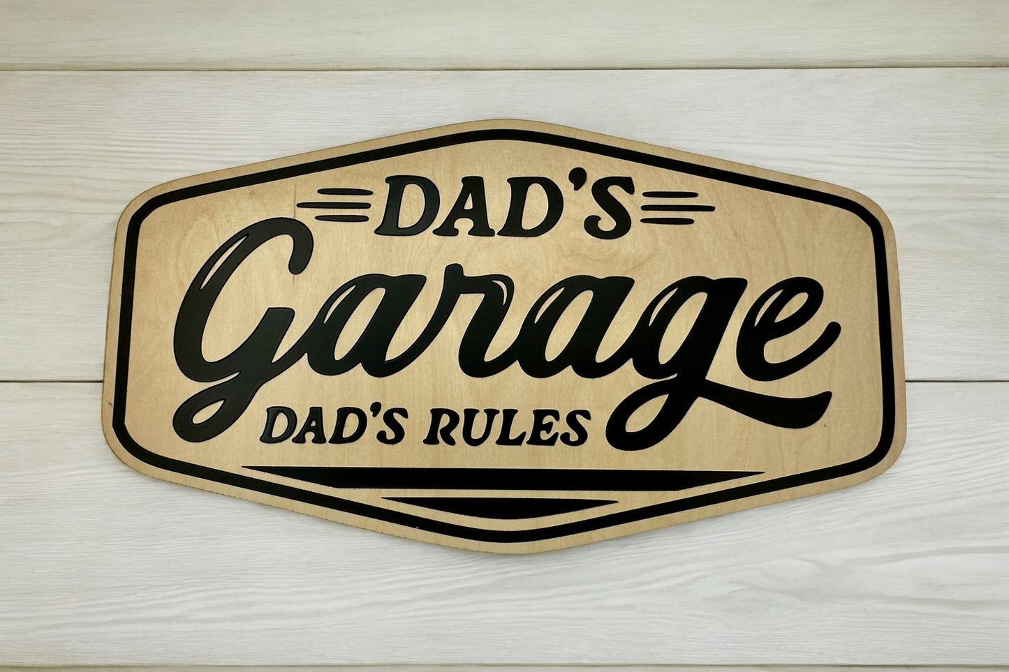 Dad's Garage Wooden Sign