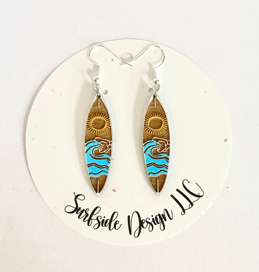 Surf Board Earrings 3