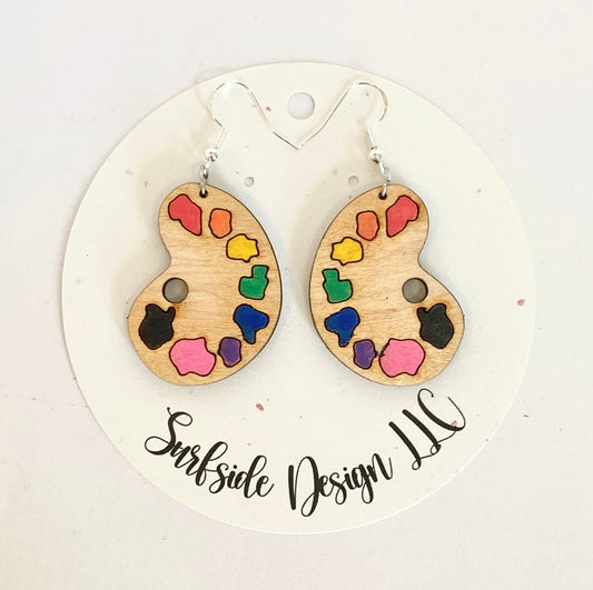 Paint Palette Earrings