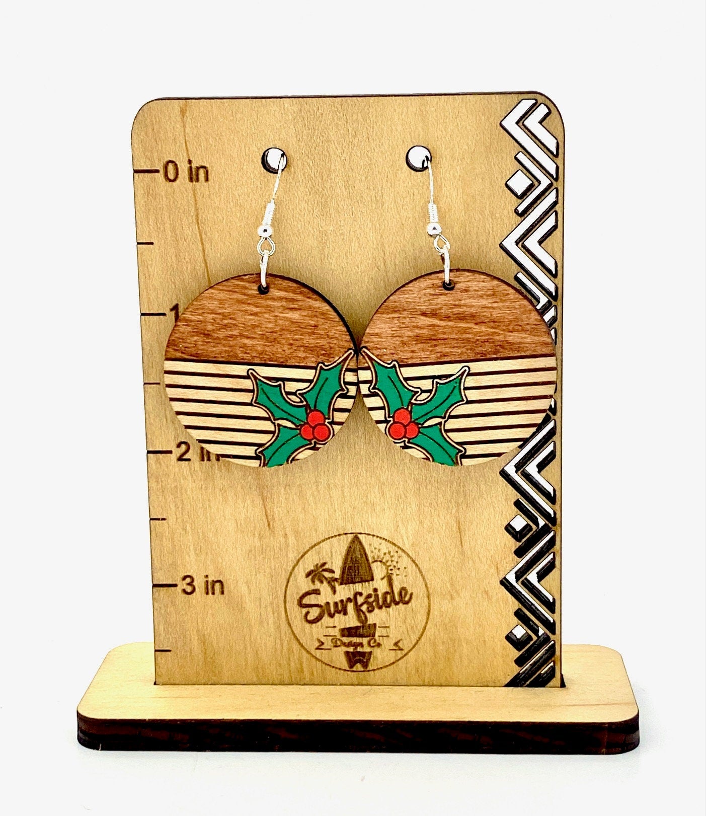 Holly Round Dangle Earrings