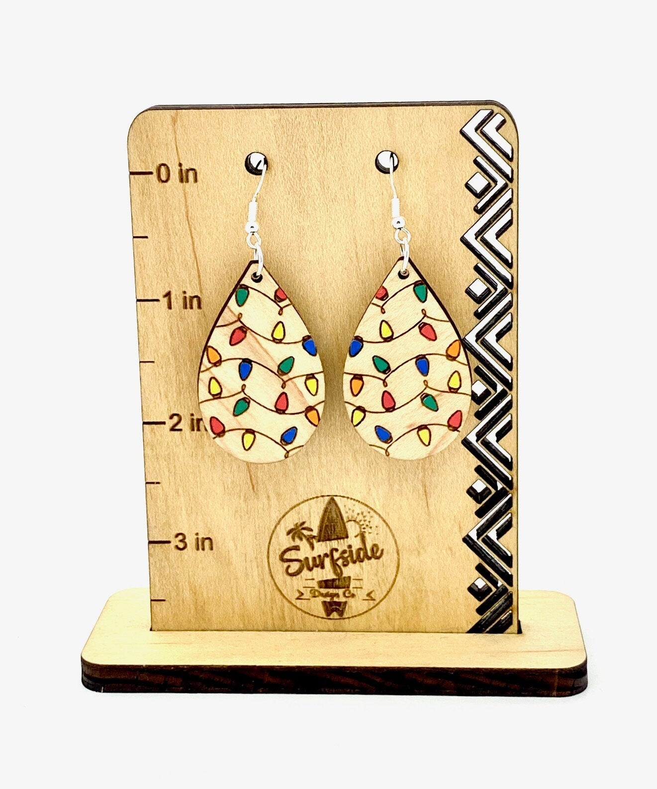 Christmas Light Dangle Earrings