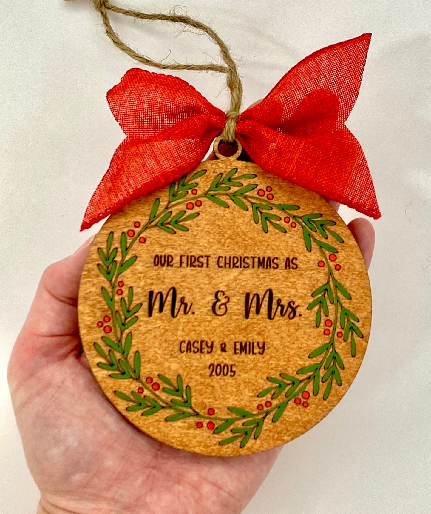 First Christmas Married Ornament