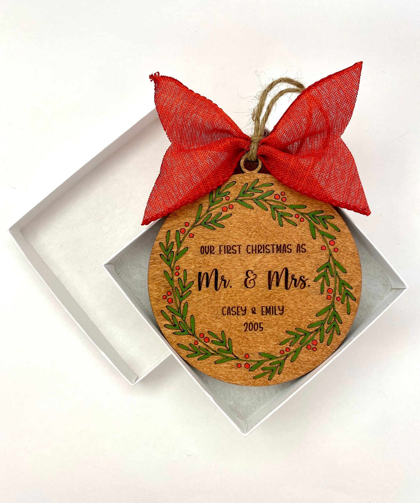 First Christmas Married Ornament