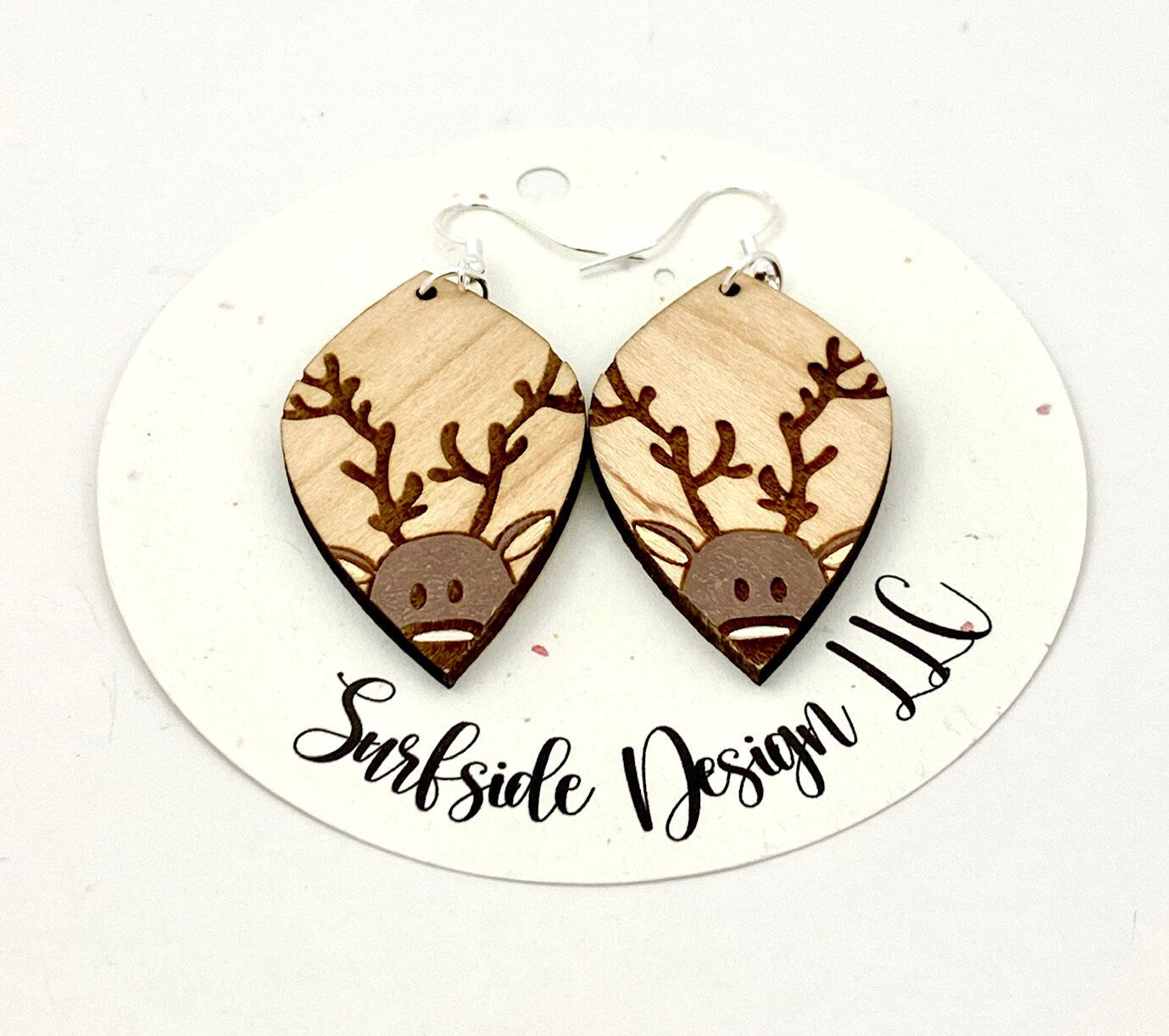 Reindeer Dangle Earrings