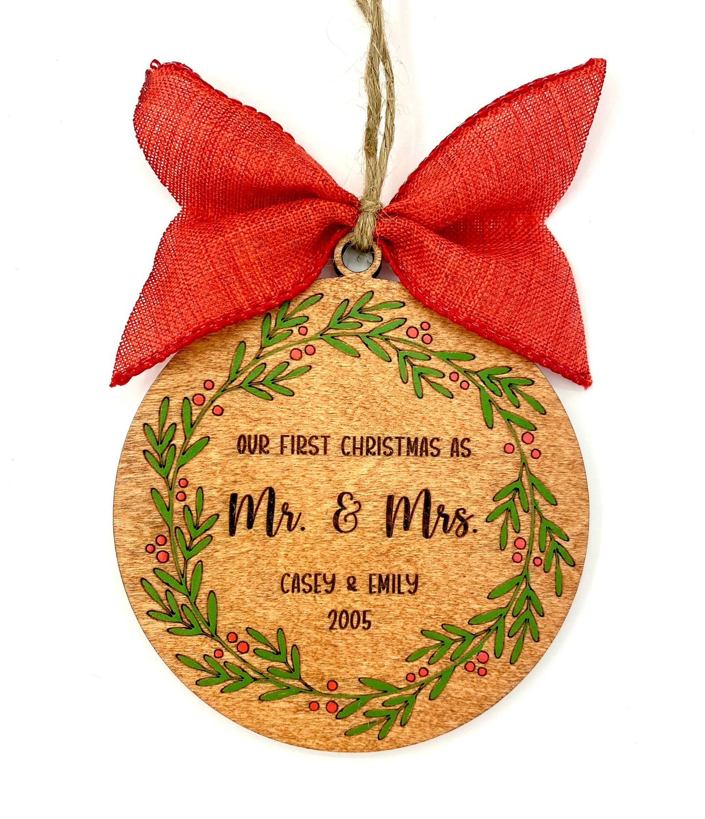 First Christmas Married Ornament