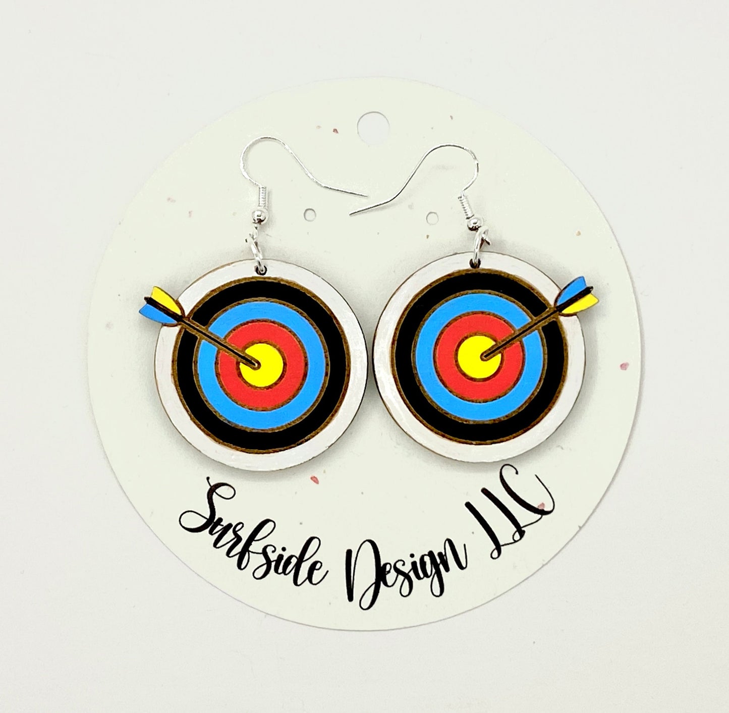 Archery Target Earrings