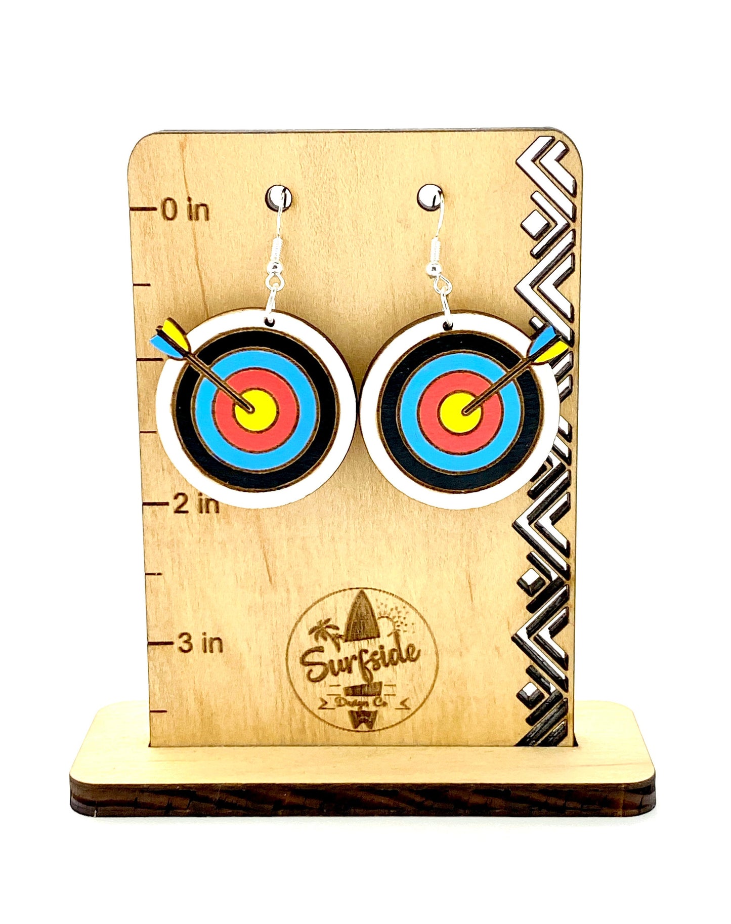 Archery Target Earrings