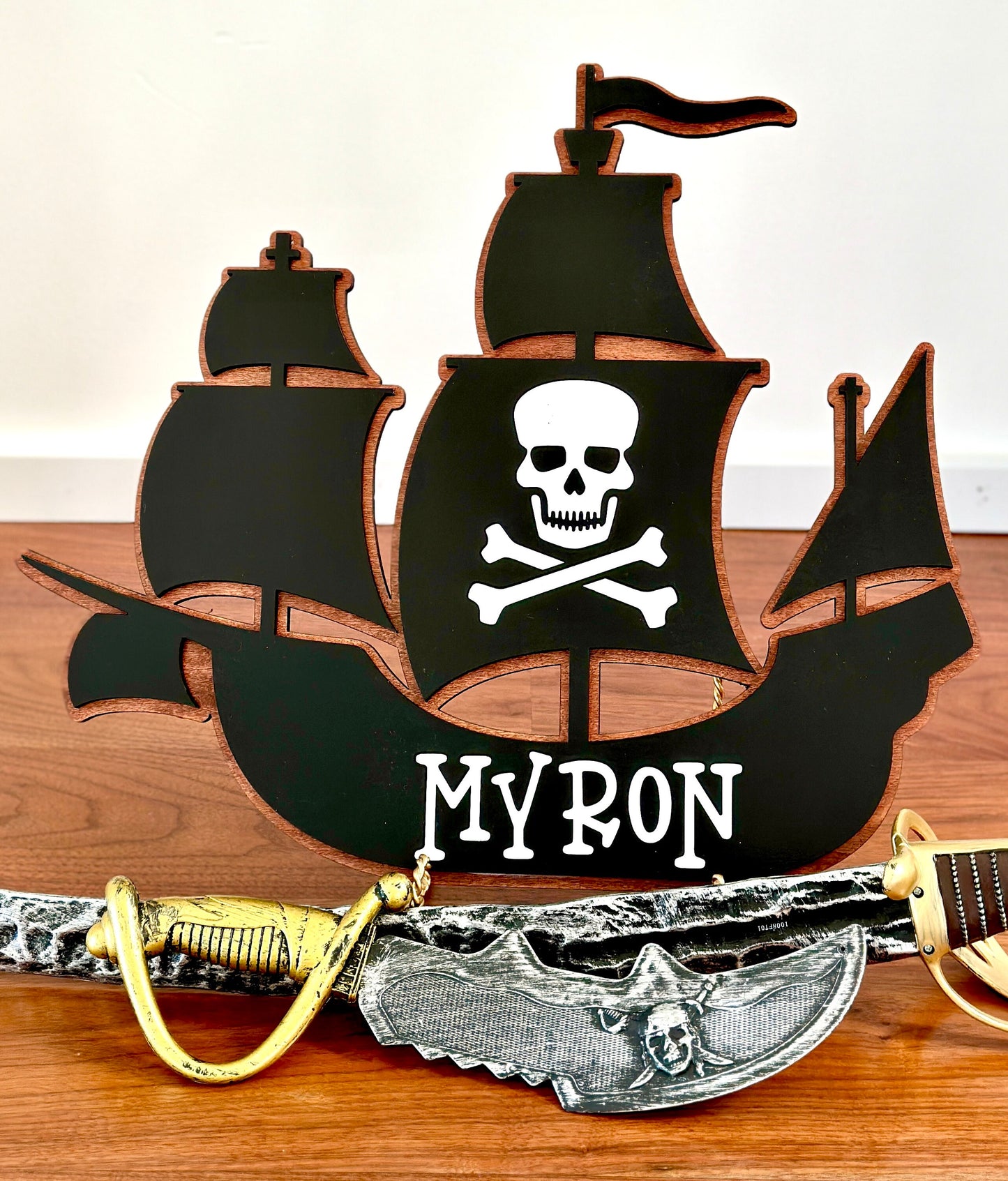 Personalized Pirate Ship Sign