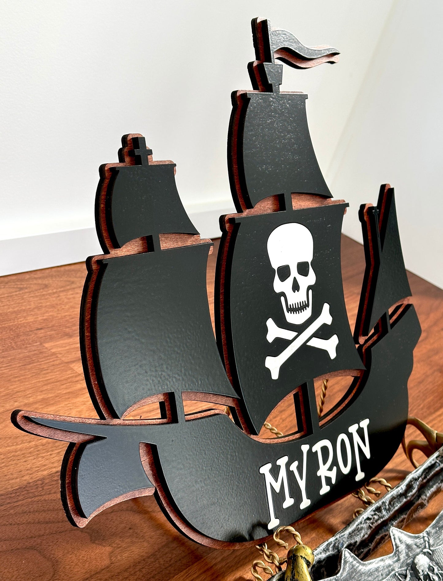 Personalized Pirate Ship Sign