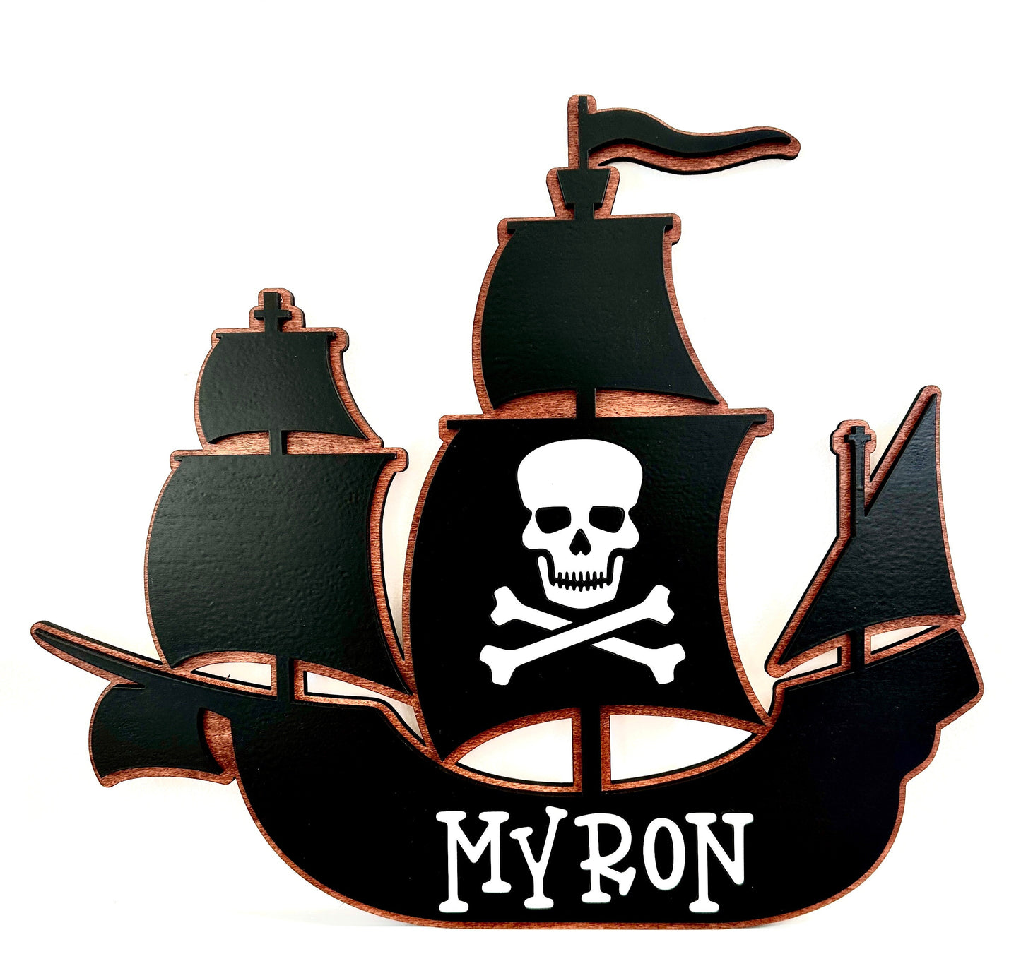 Personalized Pirate Ship Sign