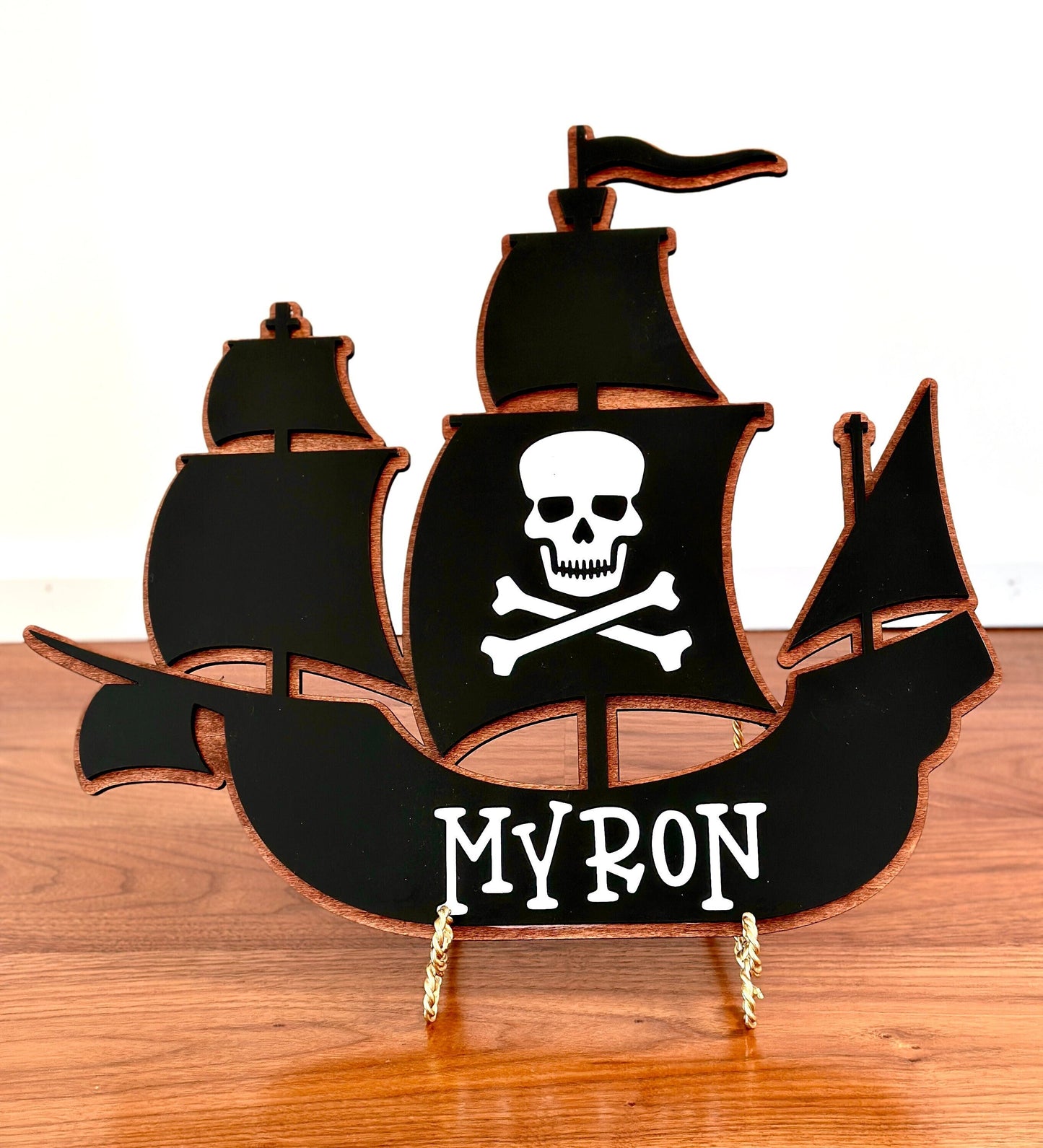 Personalized Pirate Ship Sign