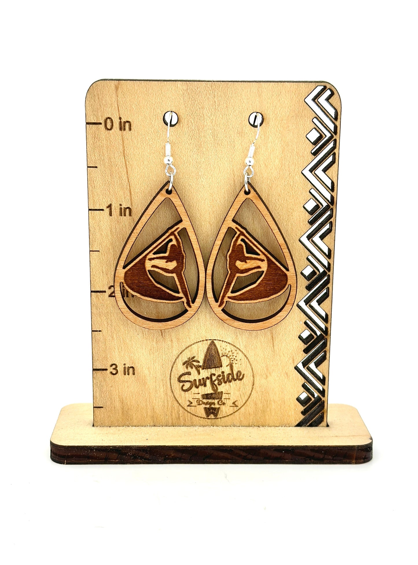 Color Guard Earrings Teardrop Shape