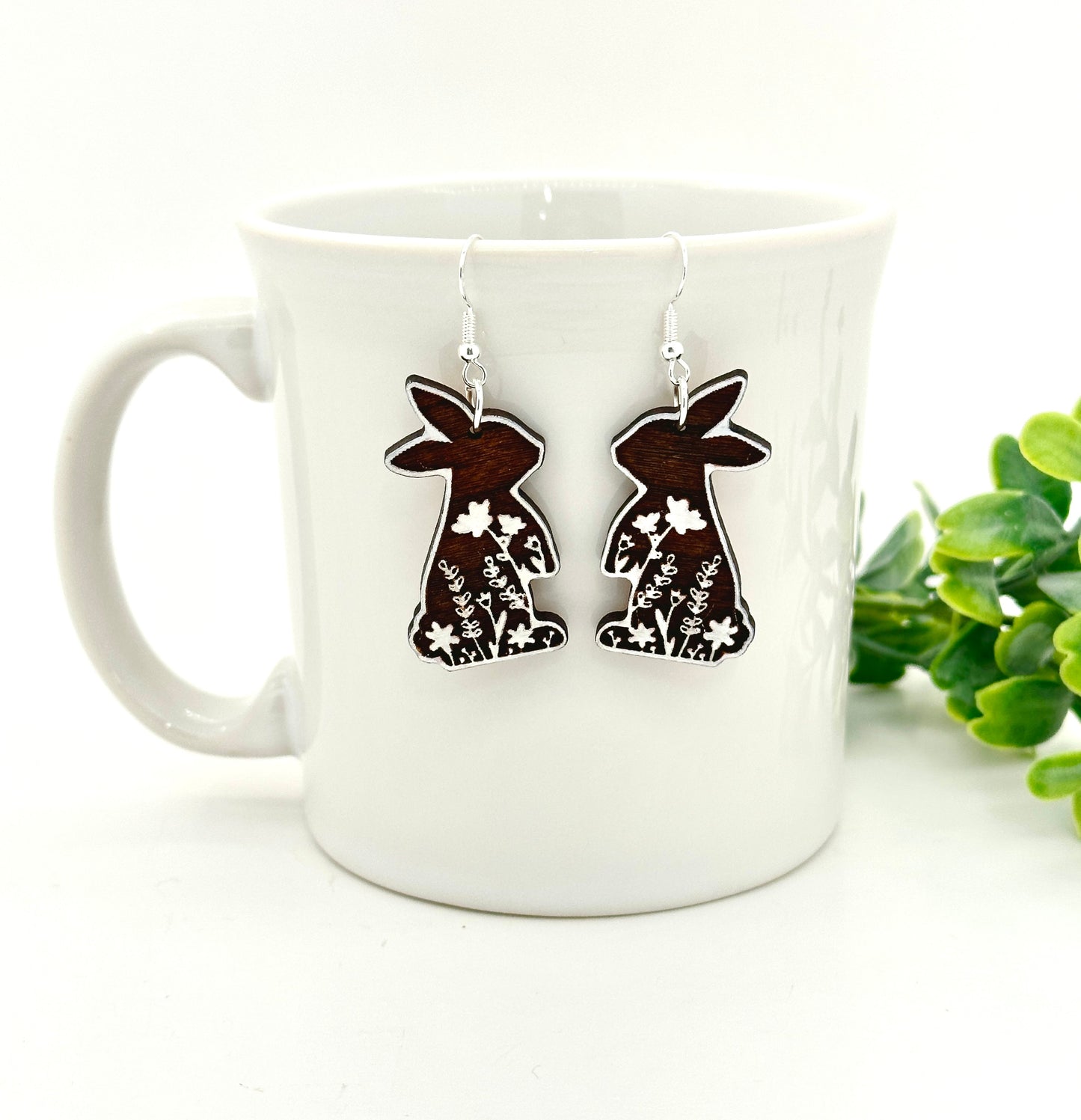 Easter Bunny Dangle Earrings