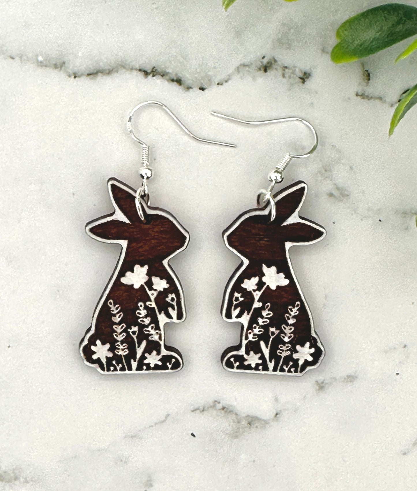 Easter Bunny Dangle Earrings