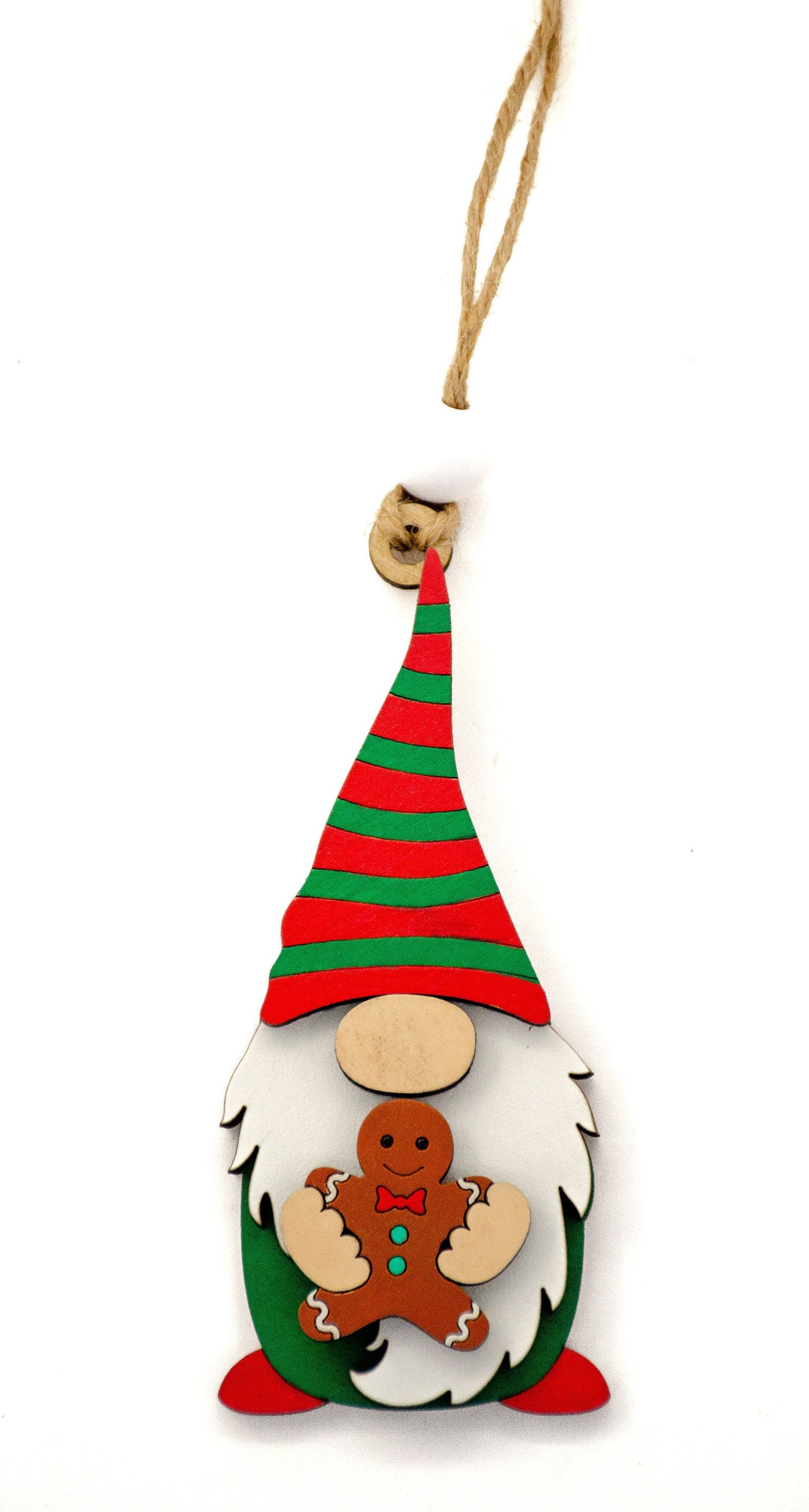 Hand Painted with Gingerbread Man Ornament