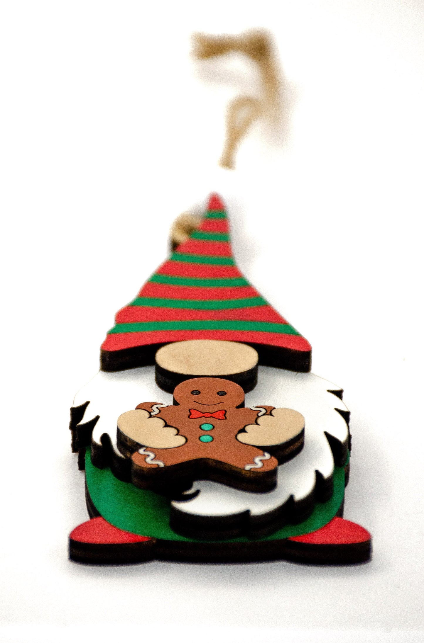 Hand Painted with Gingerbread Man Ornament