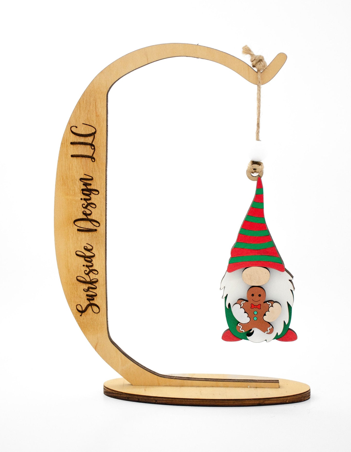 Hand Painted with Gingerbread Man Ornament