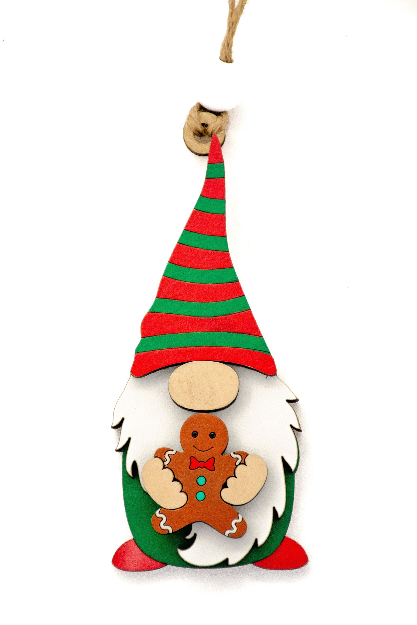 Hand Painted with Gingerbread Man Ornament