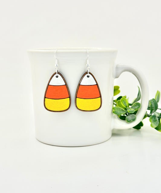 Candy Corn Dangle Earrings