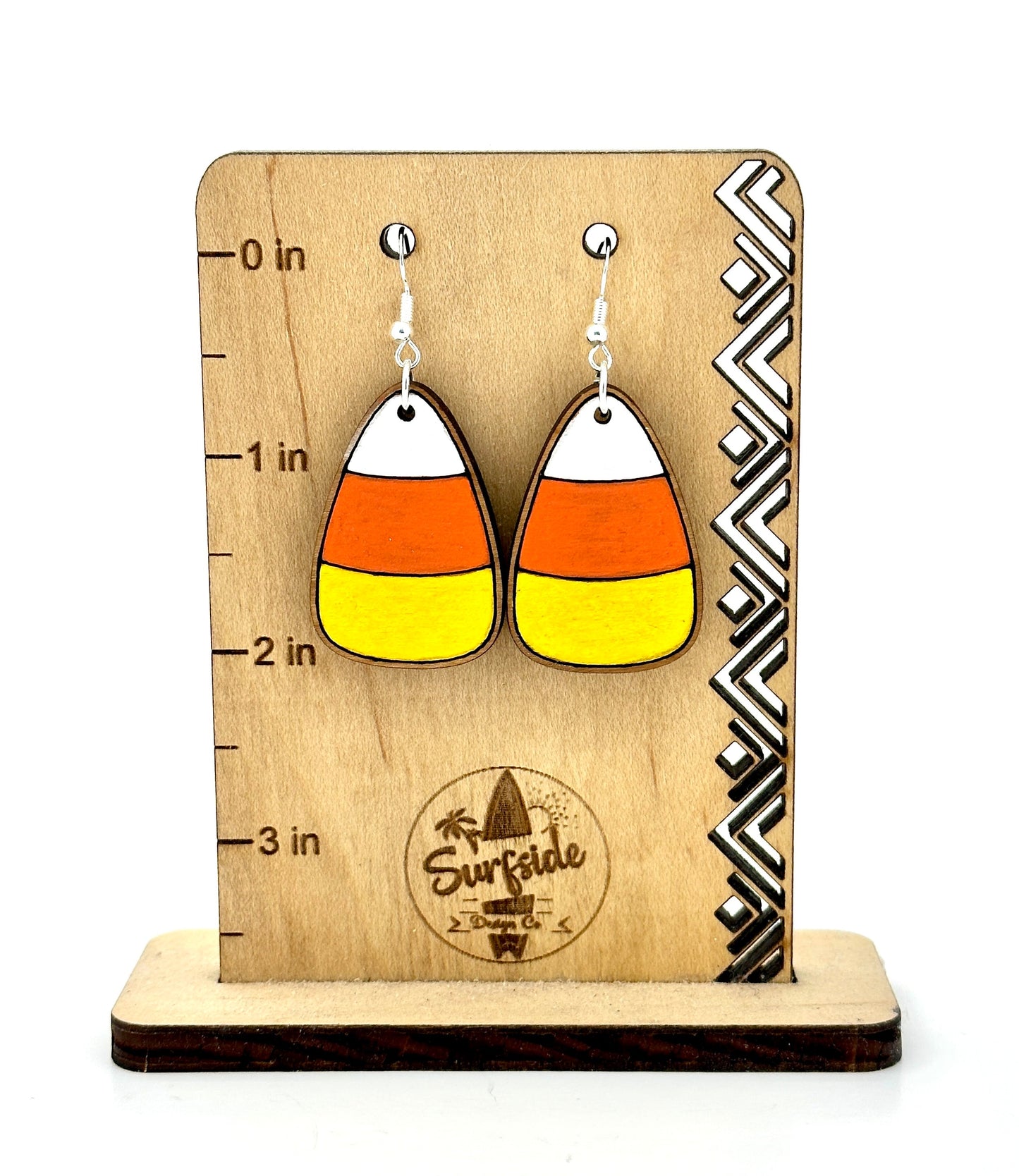 Candy Corn Dangle Earrings