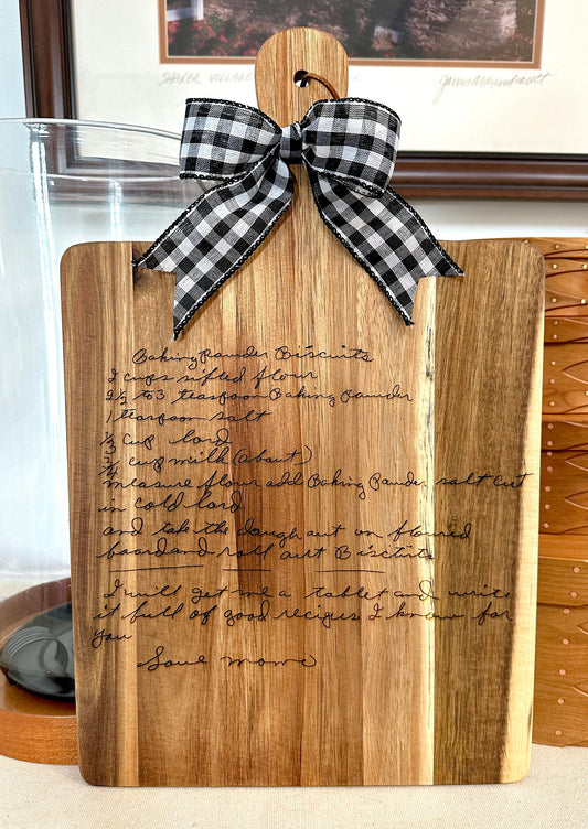 Custom Engraved Cutting Board